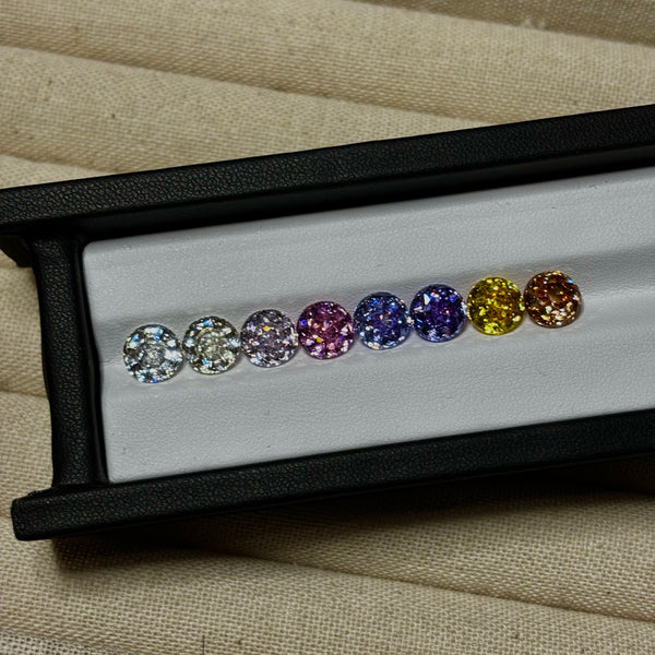 8mm Starlight-Cut collection Shining Gemstone Stud piercing